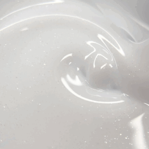 White Crystal Sparkle Glitter Builder Gel